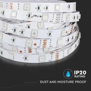 LED лента 4W/M RGB IP20 12V VT-5050-30 V-TAC ролка 5 метра | AVStore