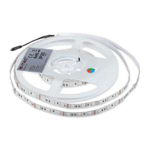 LED лента /комплект/ 7W/M RGB IP20 VT-5050-60 V-TAC ролка 5 метра | AVStore