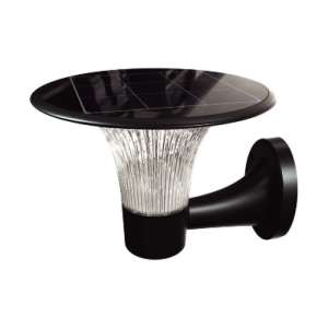 LED соларна стенна лампа 15W 6000+4000K VT-425 V-TAC черна | AVStore