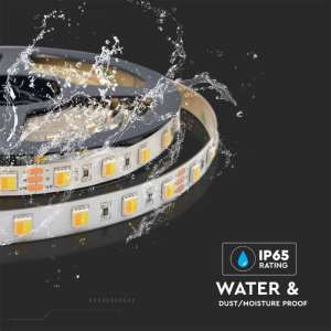 LED лента 14W/M 3IN1 IP65 24V VT-2835-120 V-TAC ролка 5 метра | AVStore