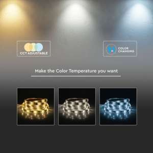 LED лента 14W/M 3IN1 IP65 24V VT-2835-120 V-TAC ролка 5 метра | AVStore