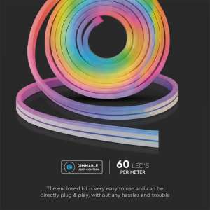 LED лента SMART RGB 36W/M IP68 VT-55-60 V-TAC ролка 5 метра | AVStore