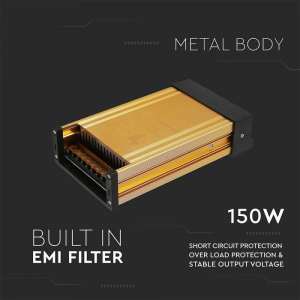 LED захранване V-TAC 12V 150W IP45 VT-21151 | AVStore