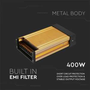 LED захранване V-TAC 12V 400W IP45 VT-21401 | AVStore