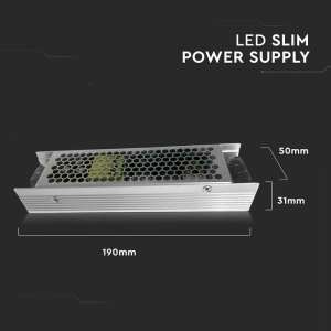 LED захранване V-TAC Slim 12V 120W IP20 VT-20122 | AVStore