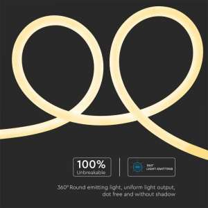 LED лента флекс 3000K 12W/M IP20 24V VT-551 V-TAC ролка 10 метра | AVStore