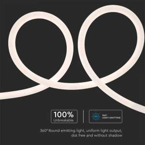 LED лента флекс 4000К 12W/M IP20 24V VT-551 V-TAC ролка 10 метра | AVStore