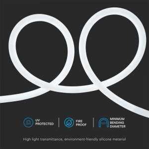 LED лента флекс 6500K 12W/M IP20 24V VT-551 V-TAC ролка 10 метра | AVStore