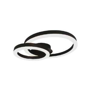 LED плафон кръгъл 20W 3000K VT-7788 V-TAC черен | AVStore