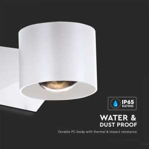LED стенна лампа 5W 4000K VT-1179 V-TAC бяло | AVStore