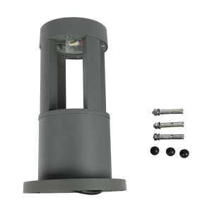 LED градинска лампа 10W 4000K VT-830 V-TAC сива 25 см | AVStore