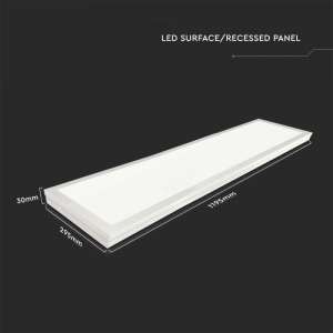 LED панел 40W 4000K V-TAC VT-6147 120×30см | AVStore