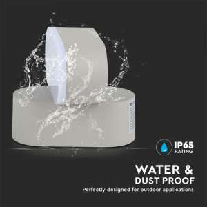 LED стенна лампа 5W 4000К VT-816 V-TAC сива | AVStore