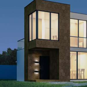 LED стенна лампа 7W 3000К VT-848 V-TAC черна | AVStore