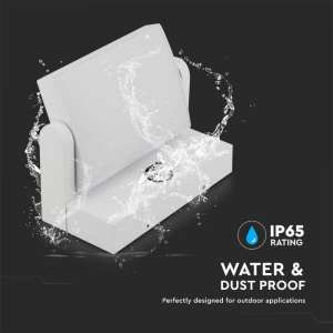 LED стенна лампа със сензор за движение 17W 4000K VT-11020S V-TAC бяла | AVStore