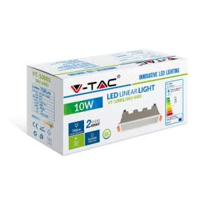 LED линеен панел 10W 3000K V-TAC VT-10001 43см | AVStore