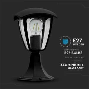 Осветително тяло E27 VT-734 V-TAC черно | AVStore