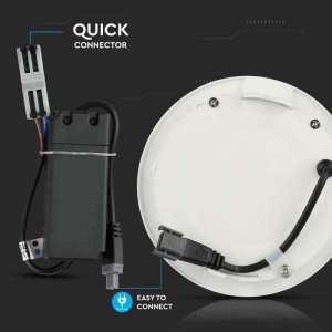 LED панел Samsung чип 24W 3000K V-TAC VT-624RD 30см | AVStore