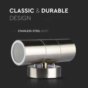 LED стенно осветително тяло 2xGU10 VT-7622 V-TAC металическо | AVStore