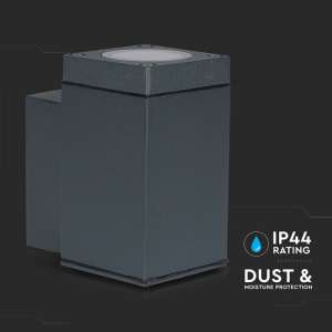 Стенно осветително тяло GU10 VT-841 V-TAC сиво едностранен светлинен поток | AVStore