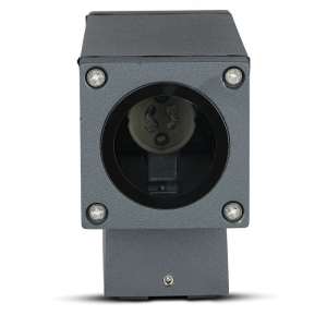 Стенно осветително тяло GU10 VT-842 V-TAC сиво двустранен светлинен поток | AVStore