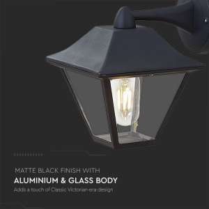 Стенно осветително тяло E27 VT-843 V-TAC черно | AVStore