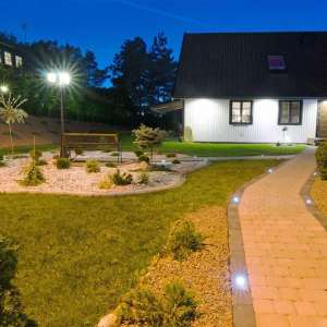 Градинско осветително тяло E27 VT-845 V-TAC черно | AVStore