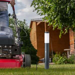 Градинско осветително тяло със сензор за движение E27 VT-838 V-TAC черно 60 см | AVStore