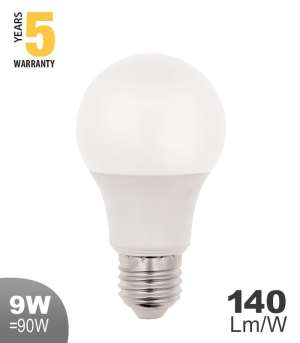 LED крушка 9W А60 6400K VITO E27 | AVStore