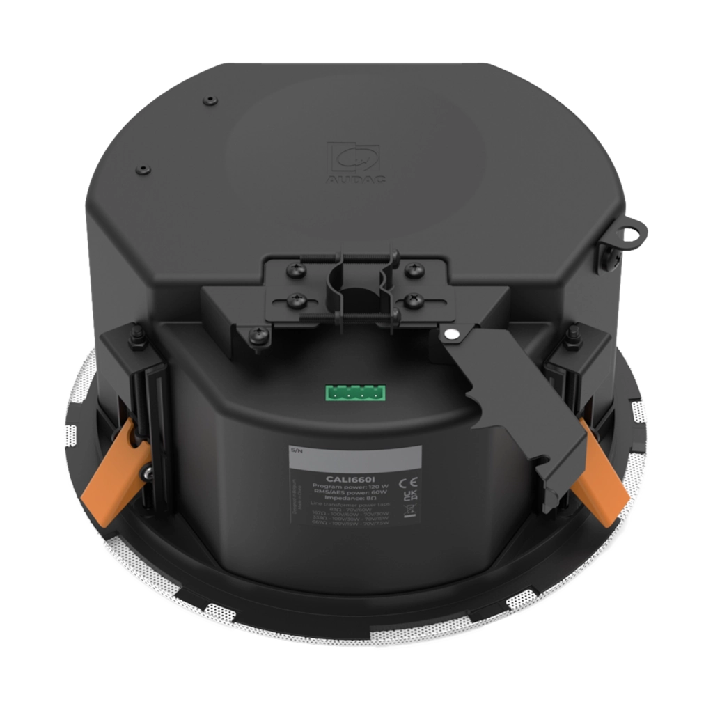 CALI660-backside Таванен говорител CALI660 Audac | AVStore