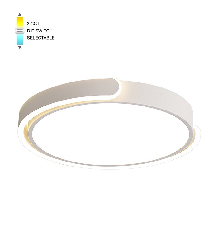 LED плафон кръгъл 60W 3000K-6000K VITO бяло | AVStore