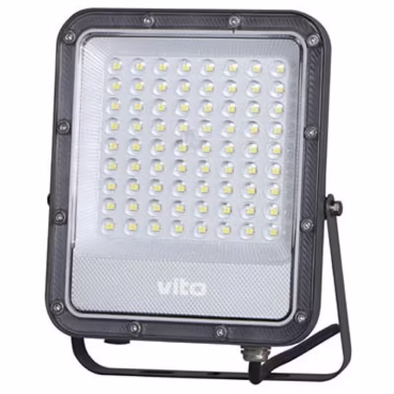 LED прожектор 50W 6000K VITO сив | AVStore