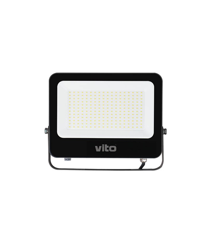 LED прожектор 200W 6000K VITO черен | AVStore
