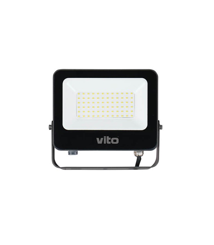 LED прожектор 50W 4000K VITO черен | AVStore