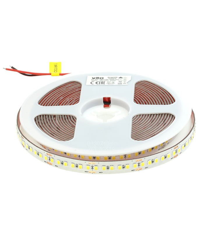 LED лента 18W/M 3000К IP65 24V VITO ролка 5 метра | AVStore