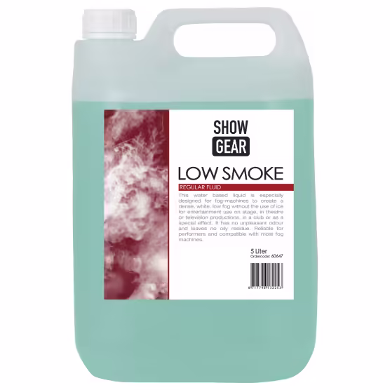 Течност за пушек Showtec 5 литра Low smoke | AVStore