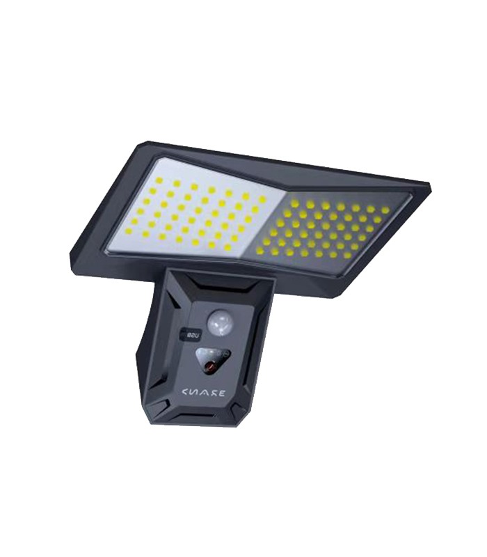 LED соларен прожектор SOLIGHT P PHOTO & PIR сензор 4W 6400K VITO черен | AVStore