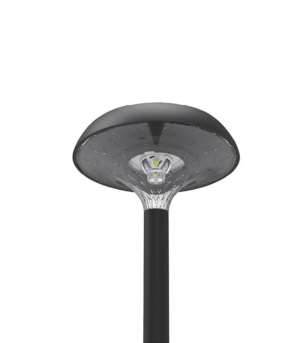 LED соларна градинска лампа SOLUX-P 1W 6000K VITO черна | AVStore