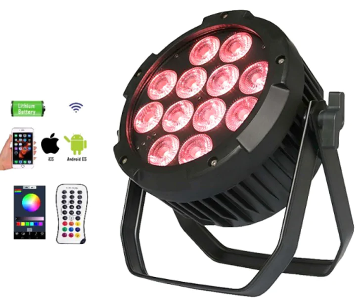 zobrazhennya1 LED пар прожектор PRO LUX PAR 1218 BAT SET 12x18W | AVStore