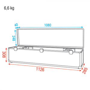 Кейс Showgear Case for 4x LED Bar | AVStore