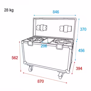 Кейс Showtec Case for 2 x Shark – The Meg | AVStore