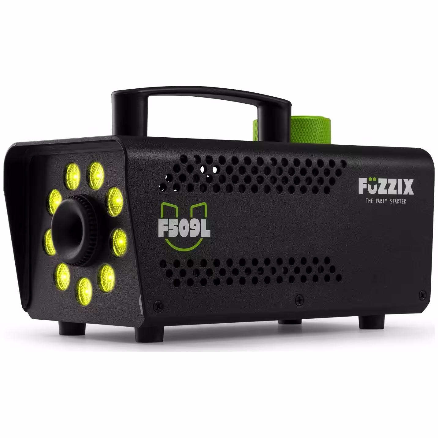 160310_side9 Професионална пушек машина Fuzzix F509L 9 LEDs RGB | AVStore