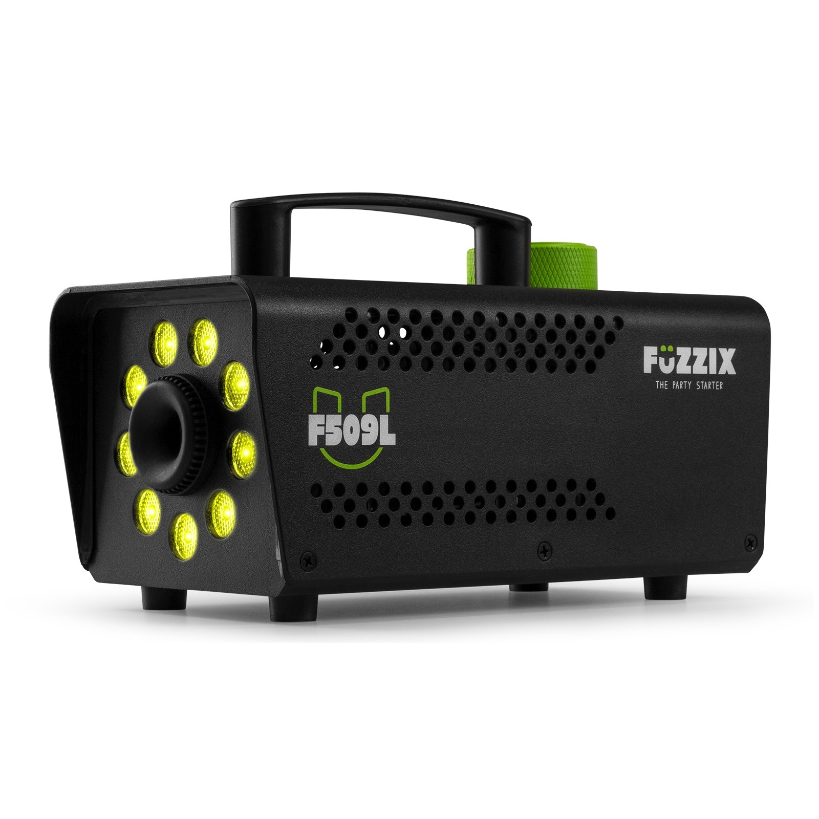 160310_side9 Професионална пушек машина Fuzzix F509L 9 LEDs RGB | AVStore