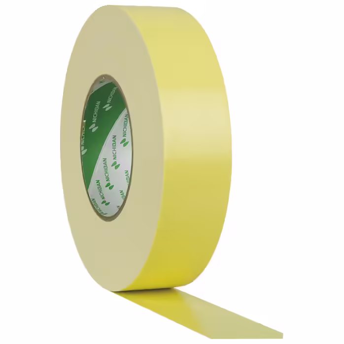 90635_22 Еластично и издръжливо тиксо Nichiban Gaffa Tape жълто 38мм/50м | AVStore