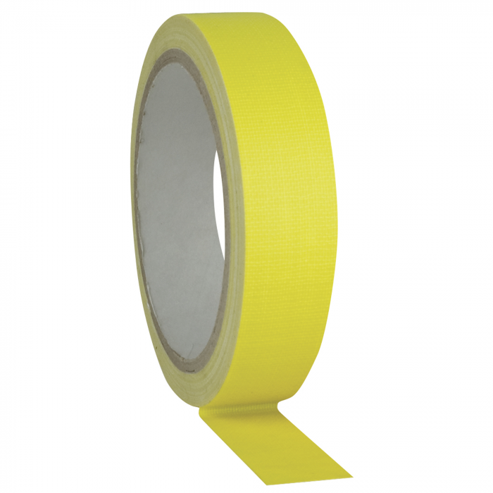 Сценично тиксо Showgear Gaffa Tape Neon жълто 25м | AVStore