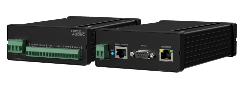 Mини уеб стерео усилвател Audac MK2 2x15W | AVStore