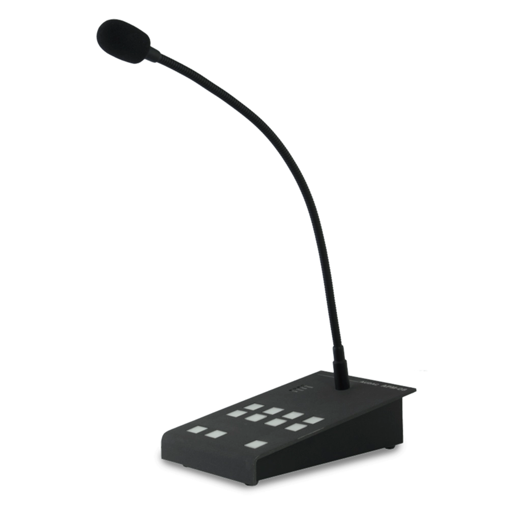 APM108_shadow Дигитален пейджинг микрофон за 8 зони Audac AMP108 MK2 Version | AVStore