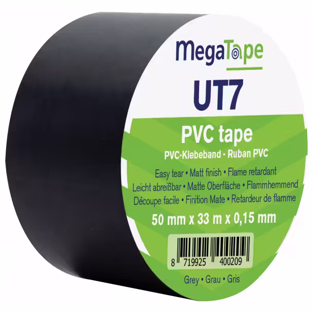 e700122_detail01_24 Тиксо MegaTape PVC Tape UT7 черно 50мм/33м | AVStore