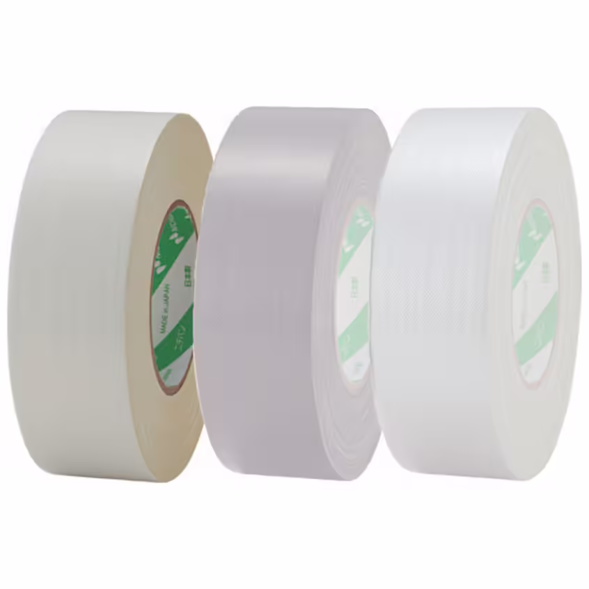 Еластично и издръжливо гафер тиксо Nichiban Gaffa Tape бяло 50мм/50м | AVStore
