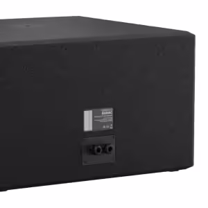Пасивен инфра-събуфър за вътрешен монтаж 12″ 1000W AUDAC BASSO112 черен | AVStore